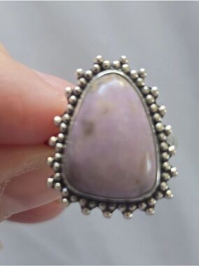 Phosphosiderite Sterling Silver Ring Southwestern